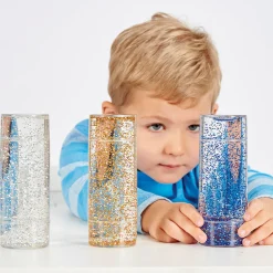 Glittering Sensory Storm Tubes – Calming Support for Special Needs & Classroom Focus | Set of 3