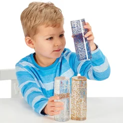 Glittering Sensory Storm Tubes – Calming Support for Special Needs & Classroom Focus | Set of 3