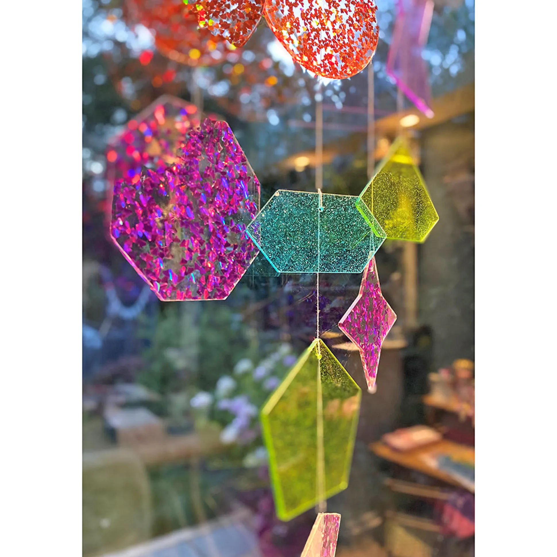 Glitter Panels 21-Piece Set | Acrylic Color and Shape Exploration for Sensory Play