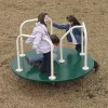 6' Green Merry Go Round | Outdoor Playground Equipment