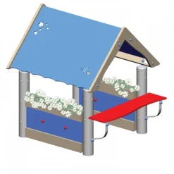 Green Thumb Potting Shed (Recycled Plastic & Metal)