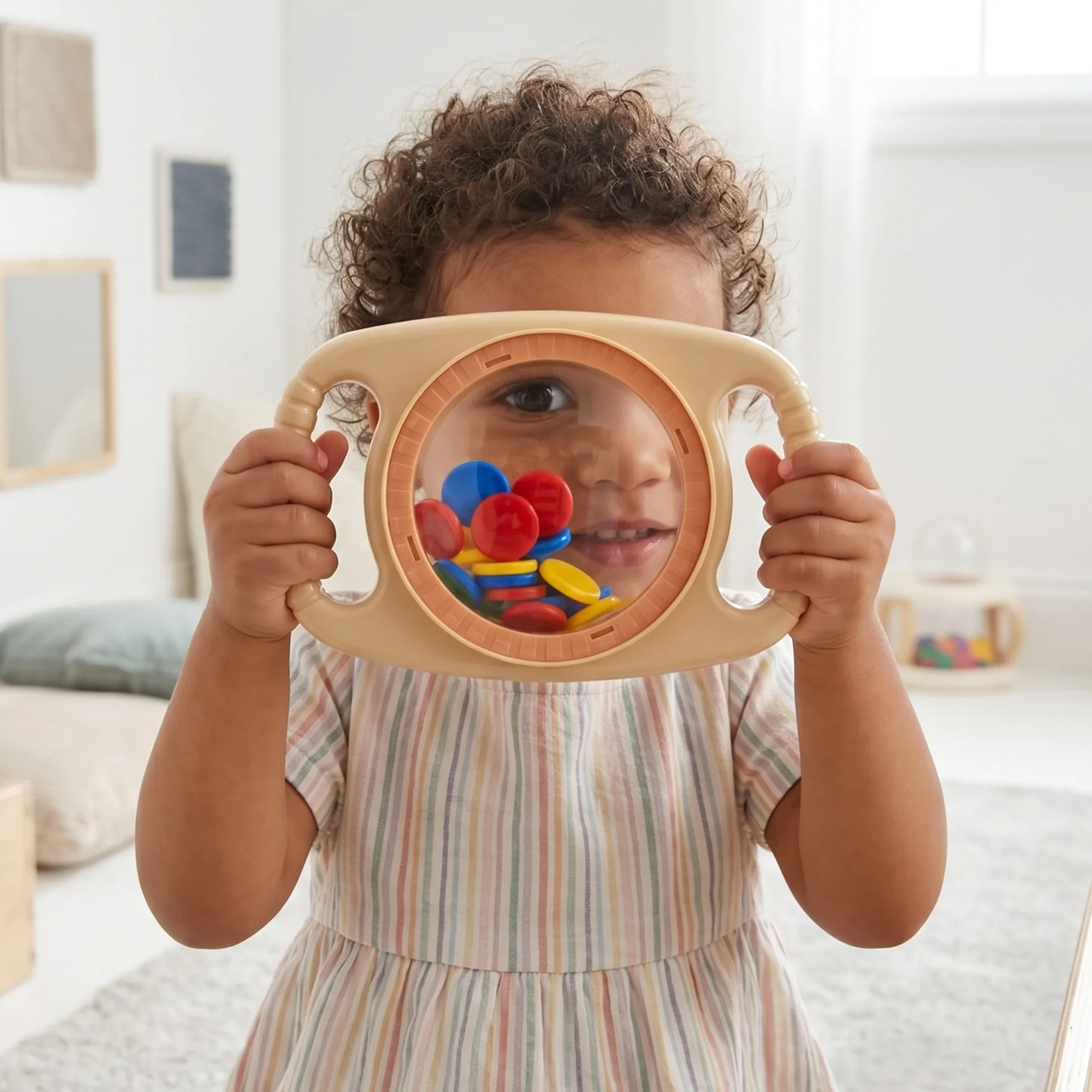 2-Handed Magnifier with Bug Jar | Toddler Science Exploration Tool for Insect Observation