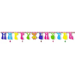 Happy Easter Banner – 13" x 118" | Bright, Festive Décor for Classrooms or Homeschool
