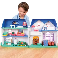 Happy Home Take-Along Doll House | 33 Piece Set