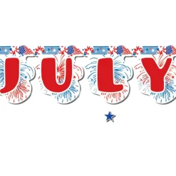 Happy 4th of July Classroom Banner Decoration