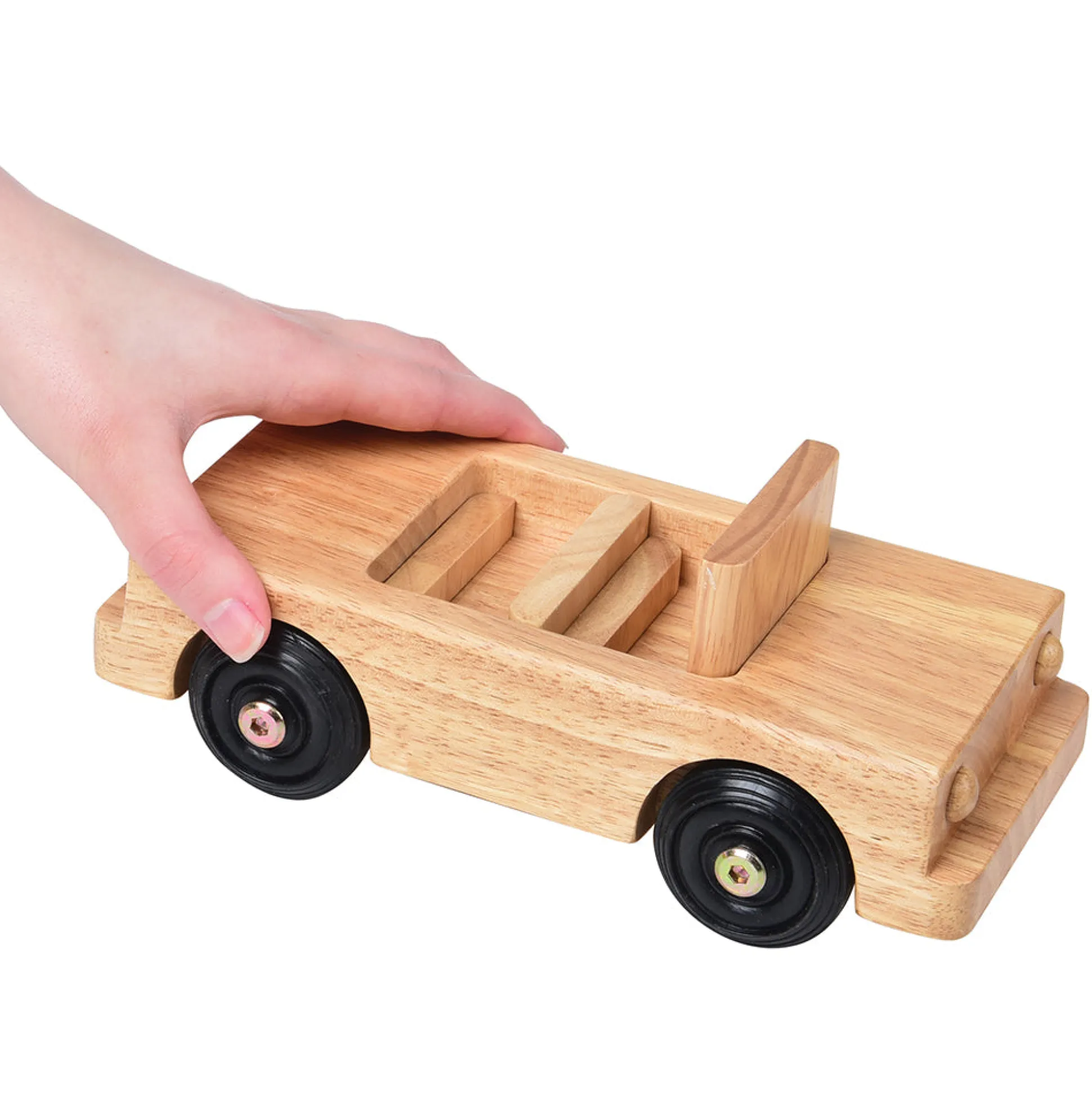 Hardwood Convertible Toy | Pretend Play Vehicle