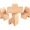 Hardwood Dollhouse Furniture Set | 26 Piece Set