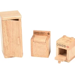 Hardwood Dollhouse Furniture Set | 26 Piece Set