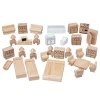 Hardwood Doll House Furniture | 37 Piece Set
