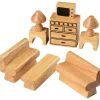 Hardwood Doll House Furniture - Living Room