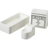Hardwood Doll House Furniture - Bathroom