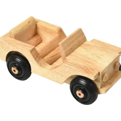 Hardwood Jeep Toy | Pretend Play Vehicle