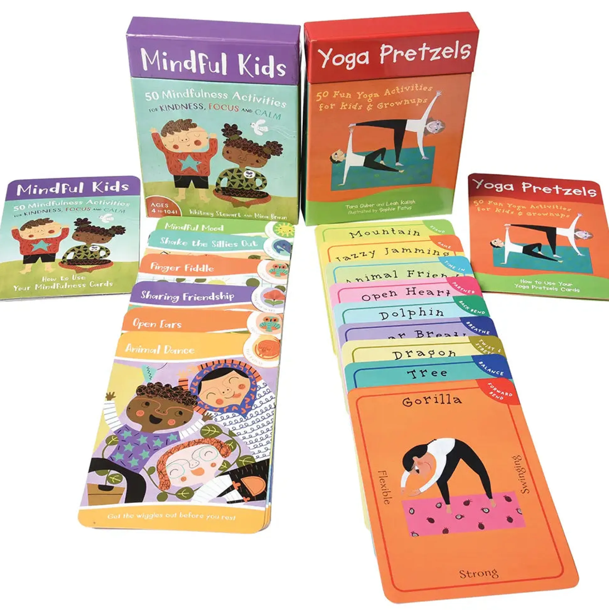 Healthy Bodies, Healthy Minds Yoga & Wellness Activity Card Set | 2-Box 100-Piece Set