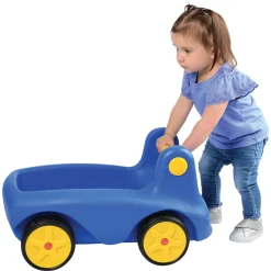 Heavy-Duty Low-Profile Toddler Big Blue Wagon | Perfect for Indoor & Outdoor Play
