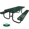 Heavy Duty Rectangular Picnic Table 6' Diamond