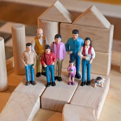 Hispanic Pretend Play Vinyl Family Figurines | 8 Piece Set