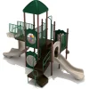 Hoosier Nest Multi-Slide Playground Set | Spiral Slide, Activity Panels & Ball Maze for Ages 2–12