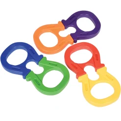 Horseshoe Magnets | Set of 6 Child-Sized Rainbow Magnets