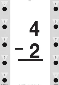 Hot Dots® Flash Cards, Subtraction 0-13