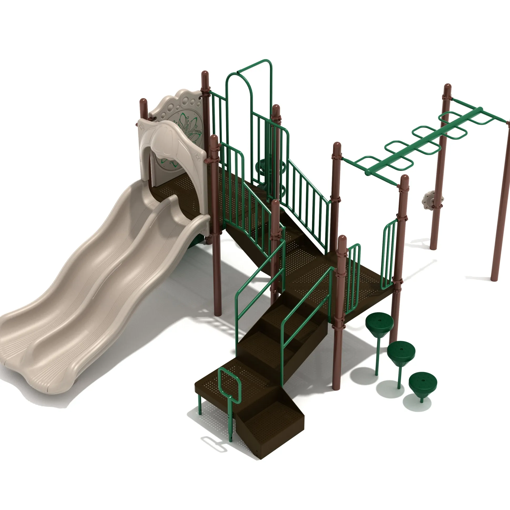 Hudson Yards Playground Structure | Outdoor Play Set with Climbers, Slides & Activity Panels for Ages 5–12