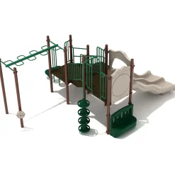 Hudson Yards Playground Structure | Outdoor Play Set with Climbers, Slides & Activity Panels for Ages 5–12