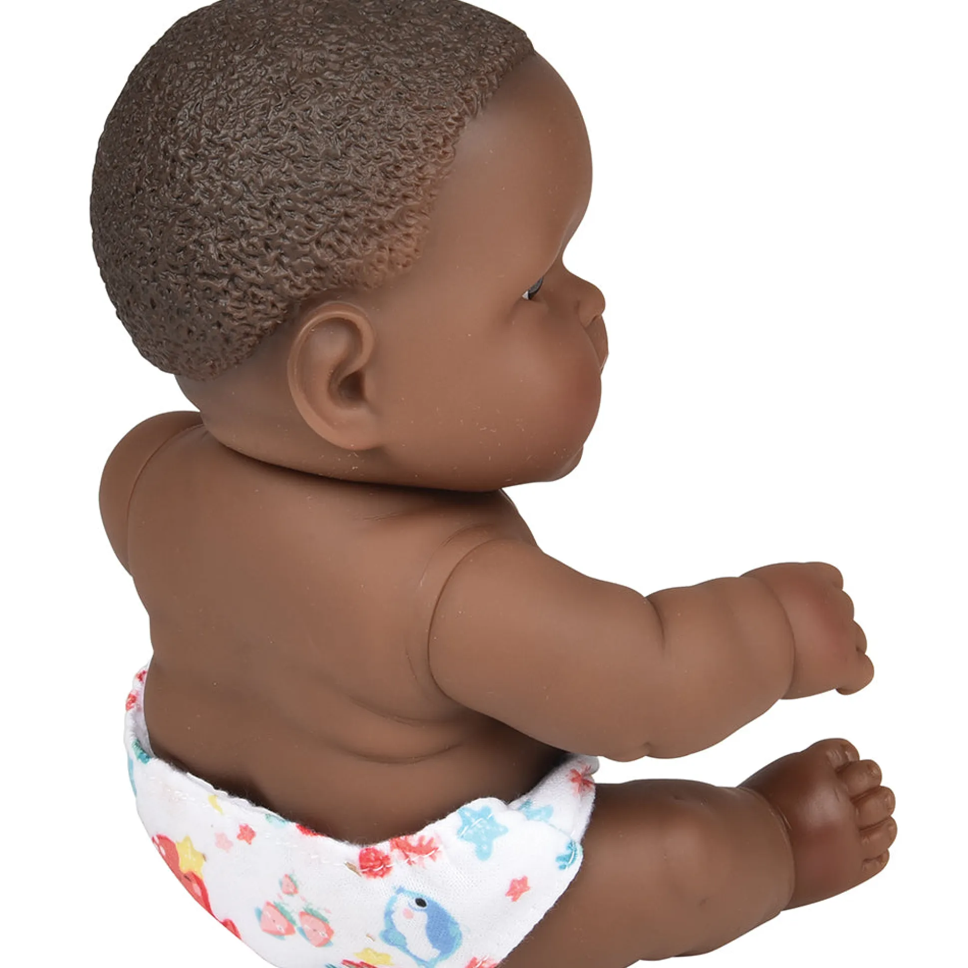 Huggable 10" African American Baby Doll | Soft Vinyl with Detailed Features