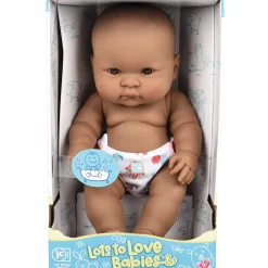 Huggable 14" Hispanic Baby Doll | Soft Vinyl with Detailed Features