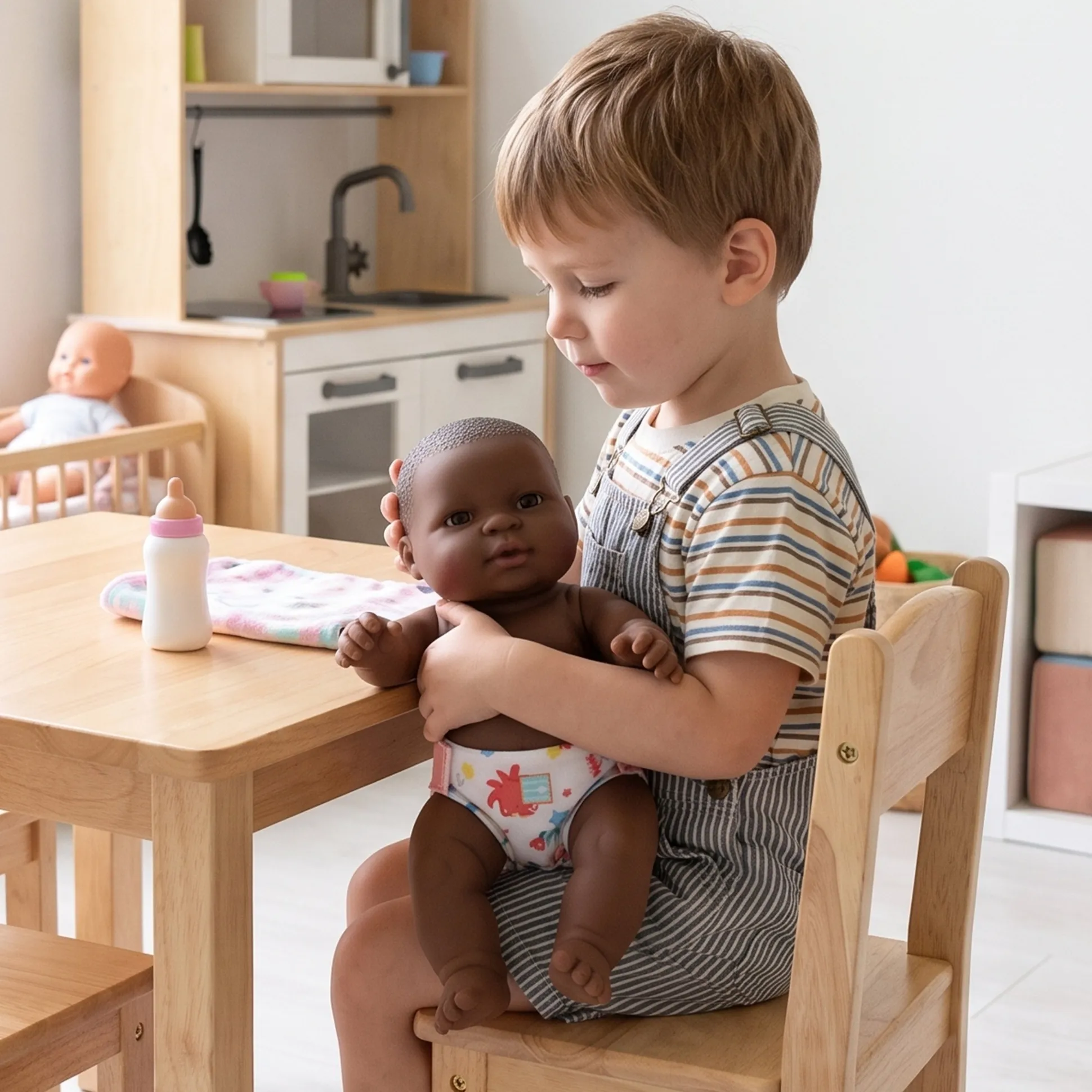 14" Huggable Multicultural Baby Dolls | Set of 4 with Detailed Features