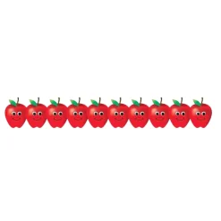 Hygloss Products Happy Apples Die-Cut Bulletin Board Border