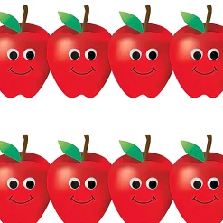 Hygloss Products Happy Apples Die-Cut Bulletin Board Border