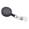 ID Card Reel with Swivel Clip/Black