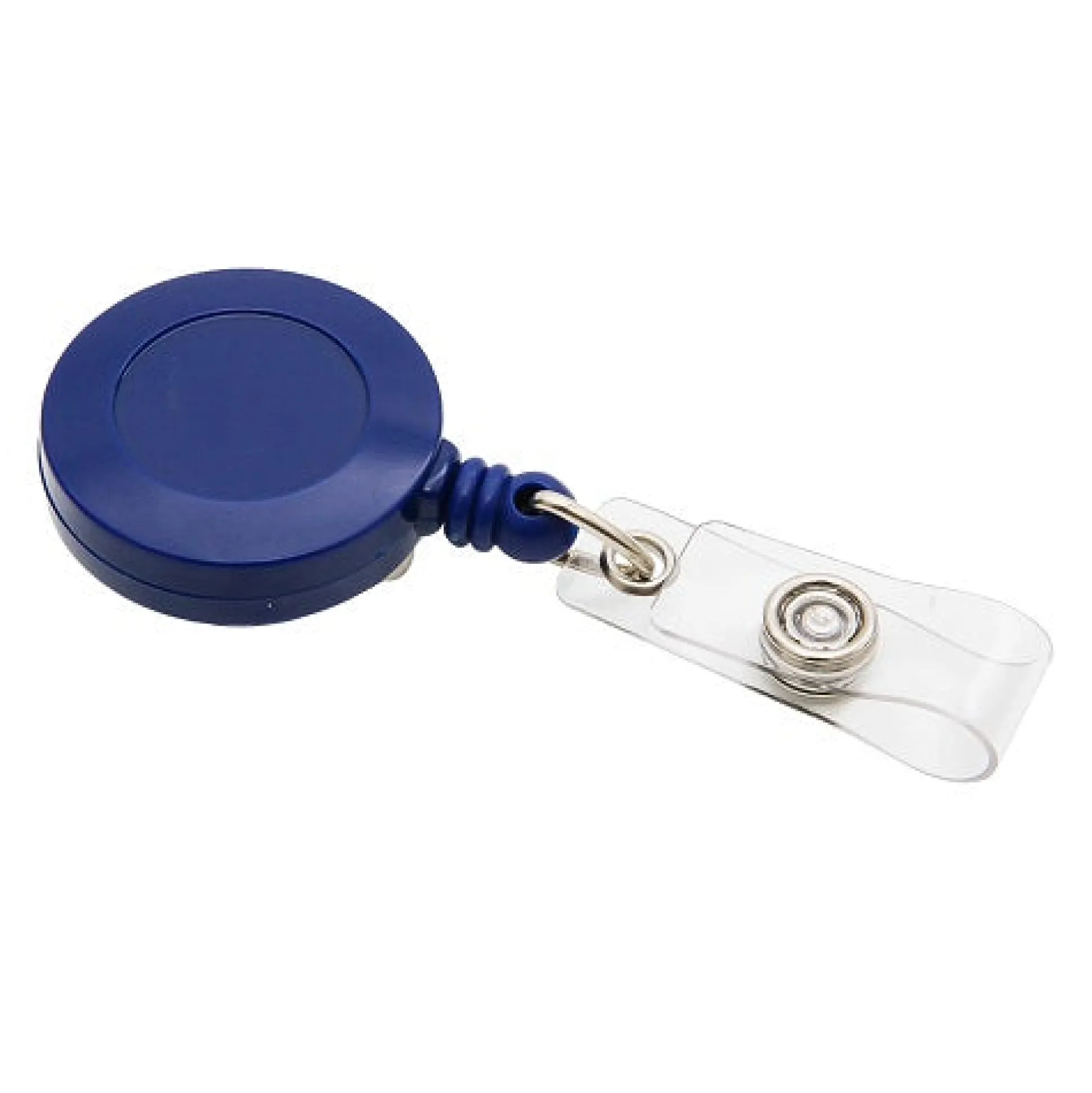 ID Card Reel with Swivel Clip/Blue