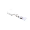ID Card Reel with Swivel Clip/White
