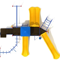 Imperial Springs Adventure Playground Set | Multi-Slide, Overhead Climbers for Ages 5–12