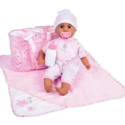 16 Inch Baby Doll with Outfits & Accessories | Soft Nurturing Play Doll Set