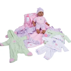 16 Inch Baby Doll with Outfits & Accessories | Soft Nurturing Play Doll Set