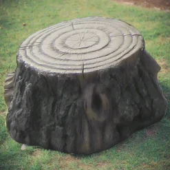 6-Inch Realistic Tree Stump | Natural Playground Element