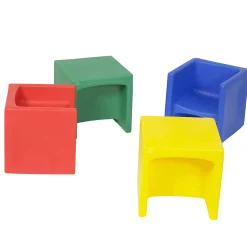 3-in-1 Cube Chairs Set | 4 Pieces