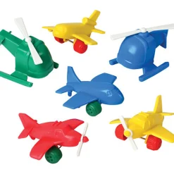Indestructible Plastic Air Vehicles - Set of 6