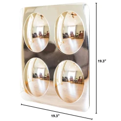 Infant & Toddler Sensory Bubble Dome Mirror | Durable Acrylic Wall Mirror