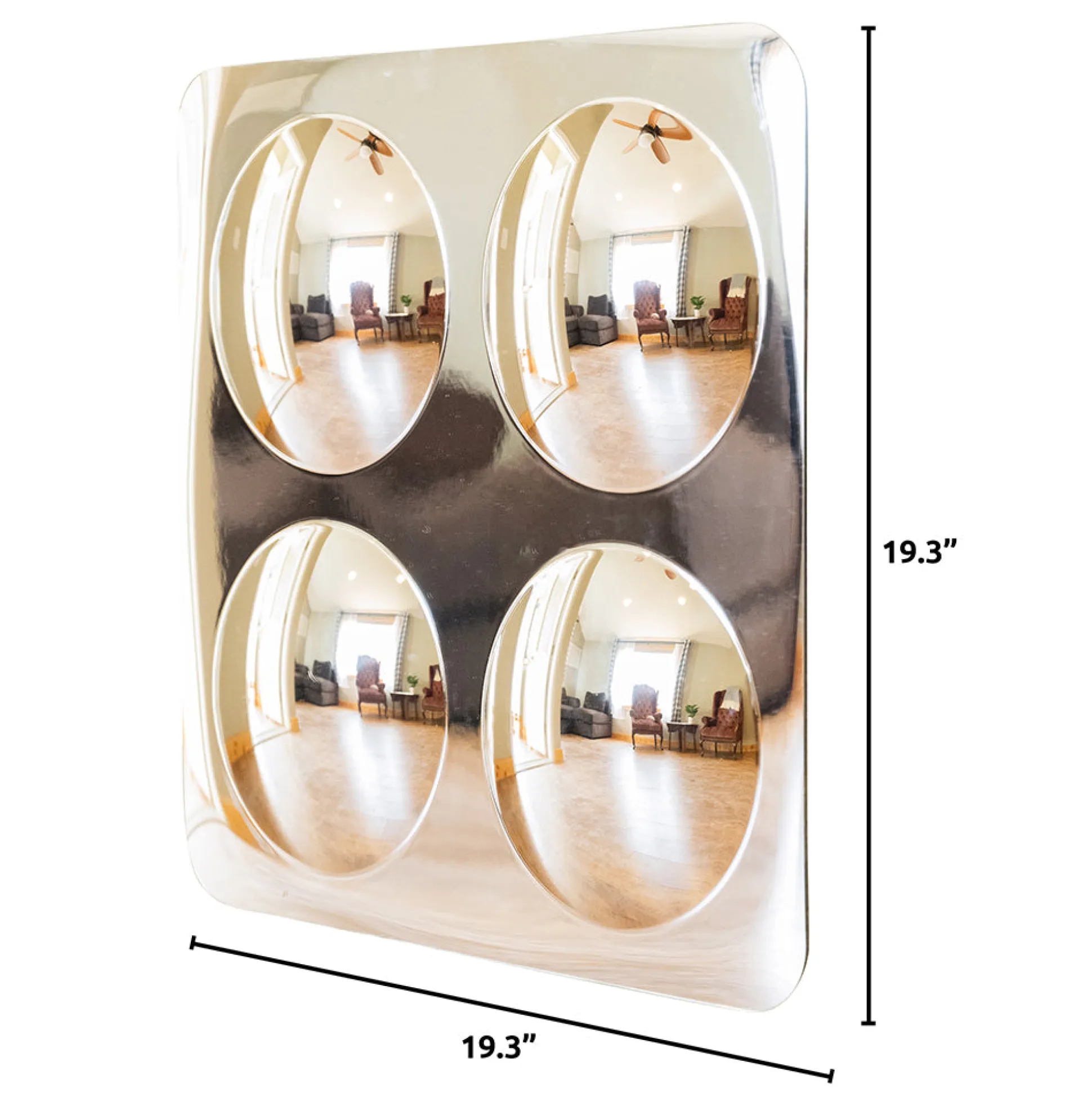 Infant & Toddler Sensory Bubble Dome Mirror | Durable Acrylic Wall Mirror