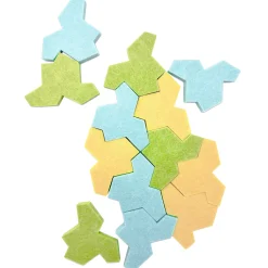 Infinity Tiles Aperiodic Math Puzzle Set | 30 Piece 13-Sided Brain Building Spatial Reasoning Puzzle