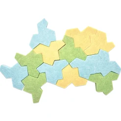 Infinity Tiles Aperiodic Math Puzzle Set | 30 Piece 13-Sided Brain Building Spatial Reasoning Puzzle