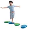 Inflatable Balance Stepping Clouds | Portable Balance Path Set with Textured Sensory Surfaces