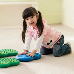 Inflatable Balance Stepping Clouds | Portable Balance Path Set with Textured Sensory Surfaces