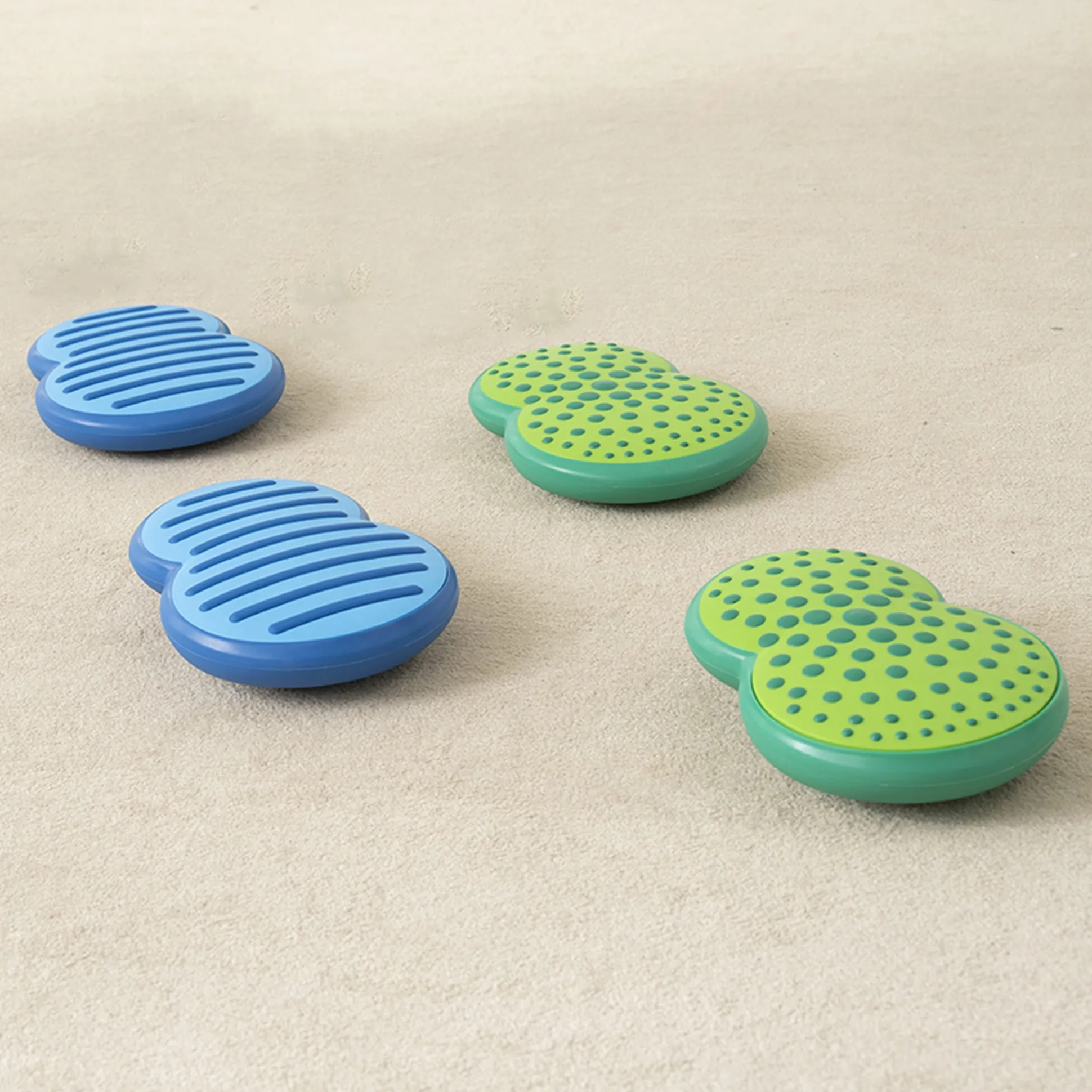 Inflatable Balance Stepping Clouds | Portable Balance Path Set with Textured Sensory Surfaces