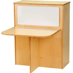 2-in-1 Learning Center with Stools and Dry-Erase Board