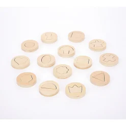 Inside Outside Wooden Shapes