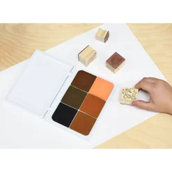 6-in-1 Skin Tones Jumbo Washable Stamp Pad