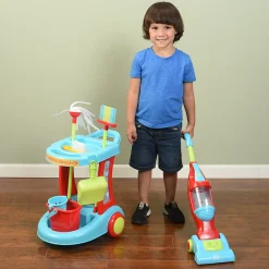 Interactive Kids Cleaning Set with Sound & Motion | Pretend Play Chores 3+